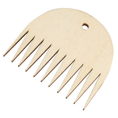 Peine de Telar Tejedor Profesional de Madera con Dientes Serrados - Image 3