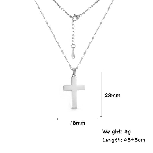 Dije Minimalista de Oro Cruz Elegante para Hombre y Mujer - Image 5