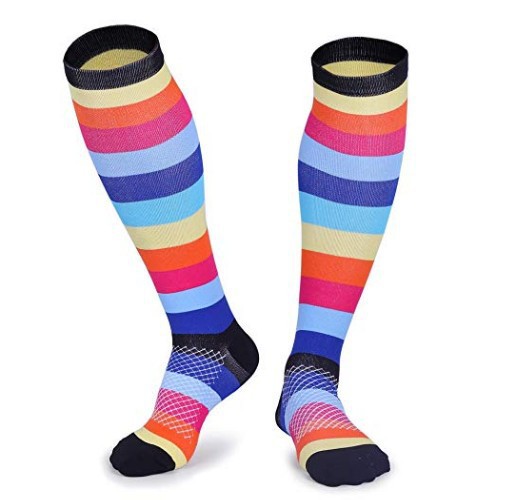 Calcetines de Compresión Deportivos Unisex Multicolor - Image 32