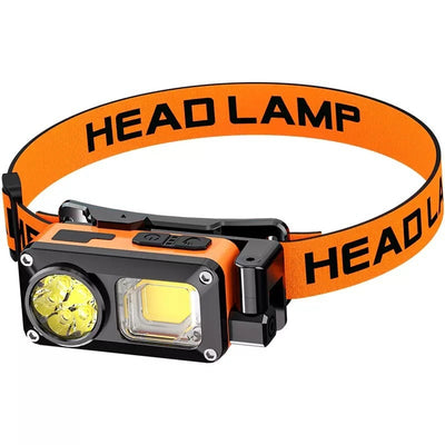 Lámpara Frontal LED Recargable Impermeable para Pesca y Minería - Image 5