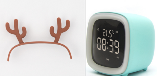 Reloj Despertador Digital con Luz Nocturna, Termómetro y Carga USB para Niños - Image 13