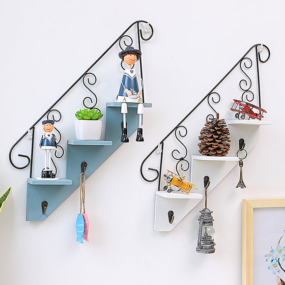 Soporte Decorativo de Pared Geométrico para Plantas y Decoración