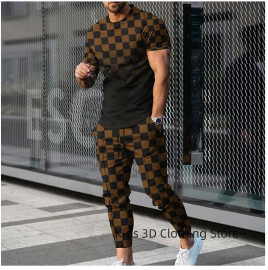 Conjunto Deportivo Casual: Camiseta y Pantalón de Algodón - Image 18