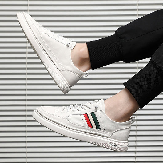 Zapatillas Blancas Cómodas para Estudiantes con Plantilla Elevadora - Image 10