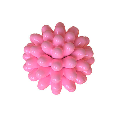 Bright green spiky TPR pet dog molar ball for bite resistance training and tooth cleaning. - Image 10
