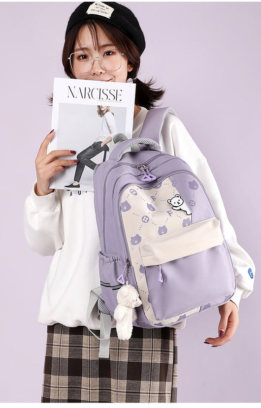 Mochila Escolar Osito Tierna Grande y Ligera para Primaria - Image 11