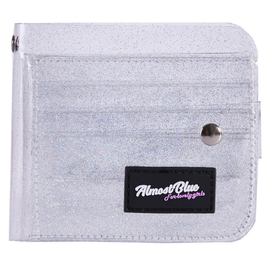 Billetera Transparente de PVC con Cierre de Cuello - Plegable para Documentos - Image 9