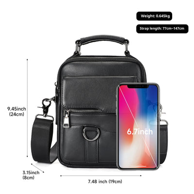 Bolso Ejecutivo de Cuero con Bandolera para Viajero - Image 3