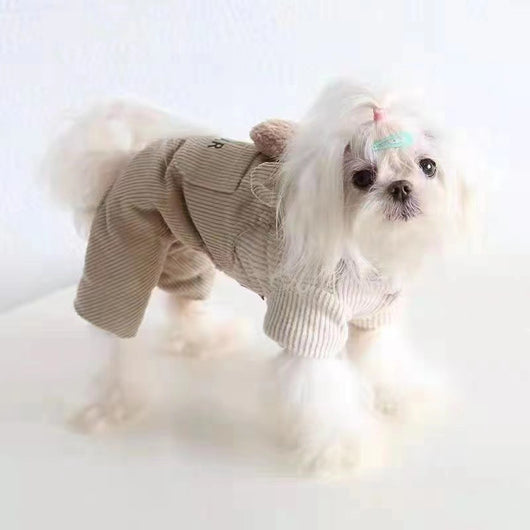 Mameluco Térmico para Perros con Forro Polar - Diseño Osito Café - Image 5