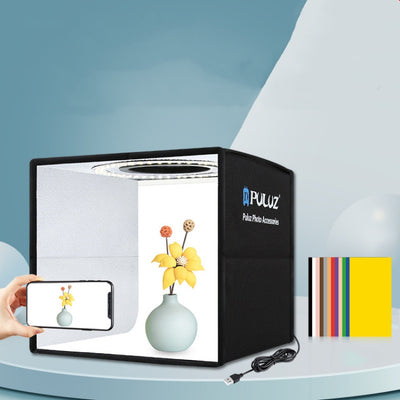 Kit de Estudio Portátil con Aro de Luz LED Profesional