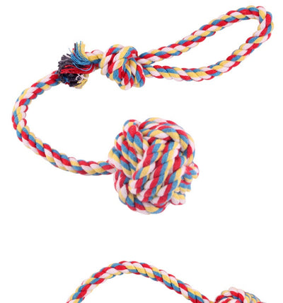 Juguete de Cuerda Trenzada para Tirar y Morder - Pelota de Algodón - Image 6