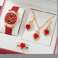 Conjunto de Reloj y Joyas Retro Love para Mujer - Image 9