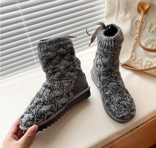 Zapatos de Algodón Acolchados con Lana y Terciopelo Antideslizantes - Image 13