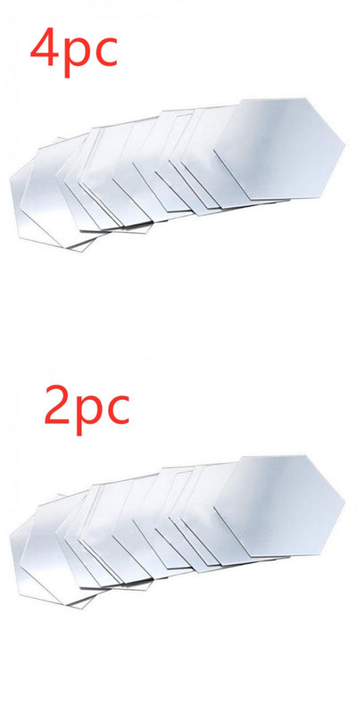 Espejo Hexagonal Acrílico 3D - Adhesivo Decorativo de Pared con Efecto Cristal - Image 66