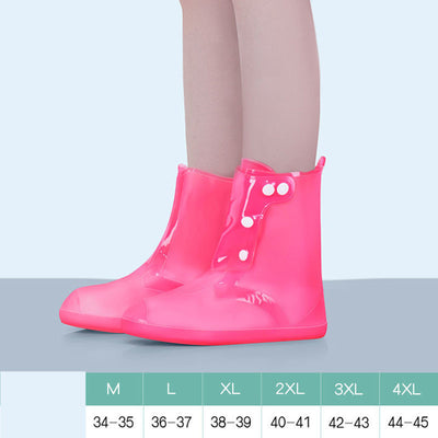 Cubrezapatos Impermeables Blancos PVC Reutilizables para Mujer - Image 4