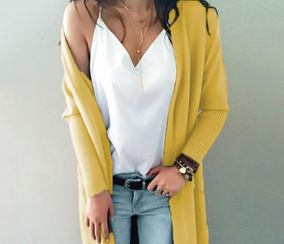 Cardigan Tejido Ins - Elegancia Casual Versátil - Image 10