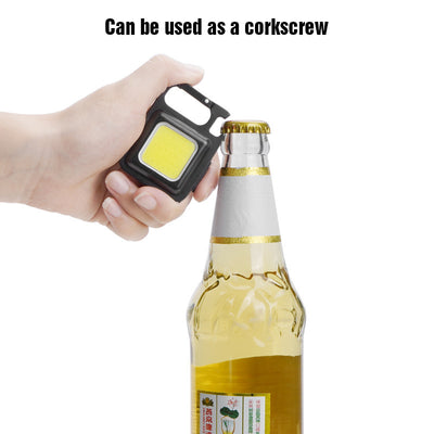 Linterna LED Portátil USB Llavero Aleación - Luz de Emergencia Multifunción - Image 14