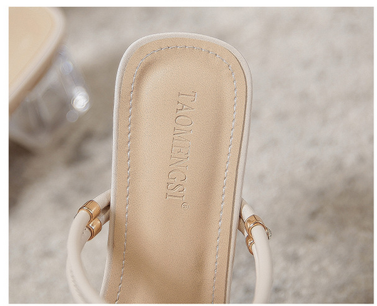 Sandalias de Tacón Alto Grueso Versátiles para Mujer - Image 7