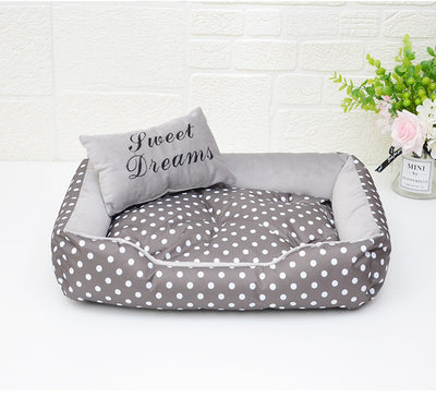 Cama Estampada de Cuatro Estaciones para Perros Pequeños - Image 7