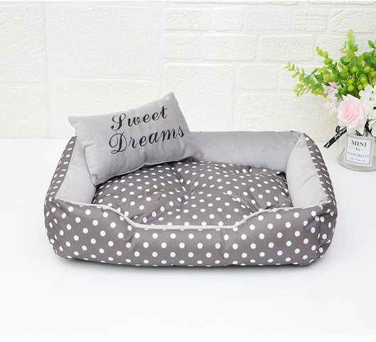 Cama Estampada de Cuatro Estaciones para Perros Pequeños - Image 7