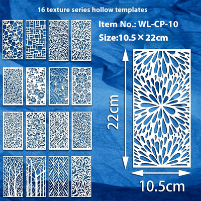 Plantilla de Pintura con Spray para Flores Silvestres - Image 14