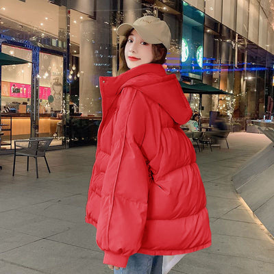 Abrigo Acolchado Estilo Coreano Suelto para Otoño Invierno - Image 8