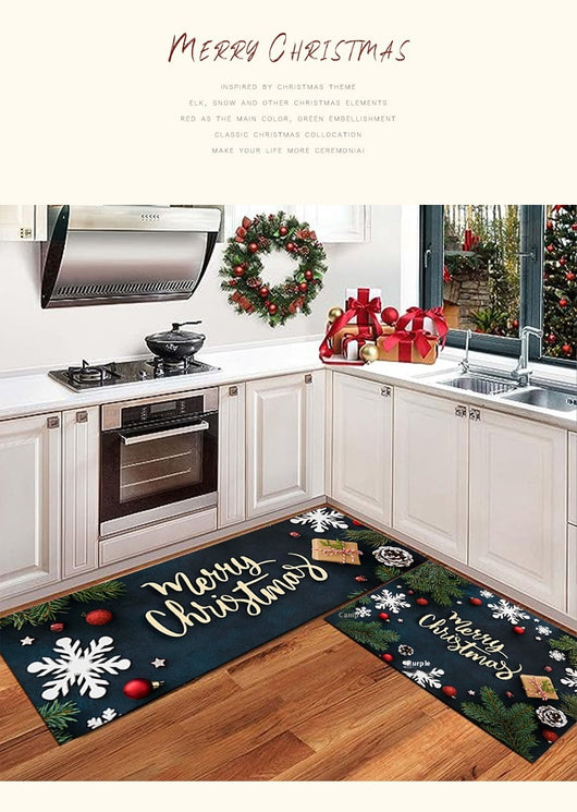 Tapete Navideño Decorativo para Puerta - Bienvenida Festiva - Image 23