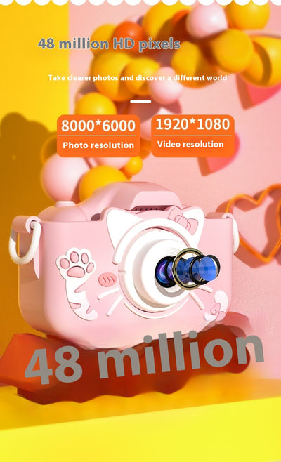 Cámara Digital Infantil Gatito Cabezón - Fotografía para Niños - Image 15