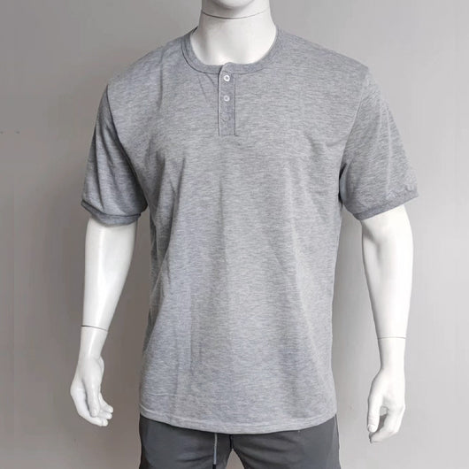 Playera Casual de Cuello Redondo para Hombre - Colores Sólidos - Image 27