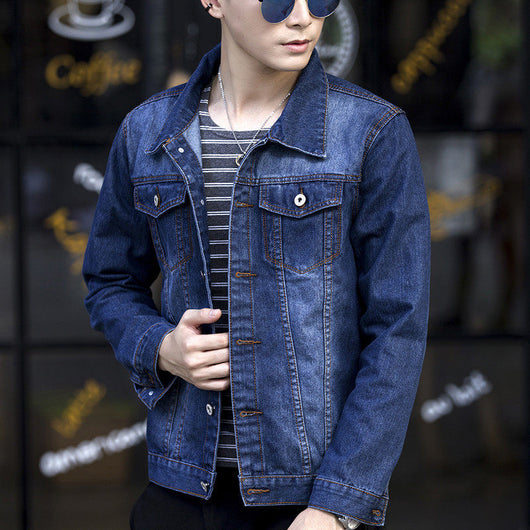 Chaqueta Denim Coreana Slim Fit para Estudiantes - Image 5