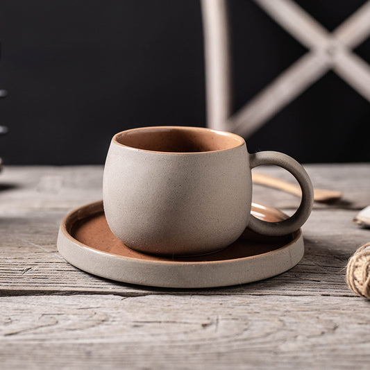 Juego de Tazas de Cerámica con Diseño Creativo