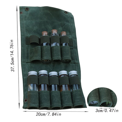Kit de Especias Portátil para Camping - Bolsa Impermeable de Lona - Image 6