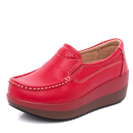 Zapatos Plataforma de Cuero con Suela Gruesa - Image 13