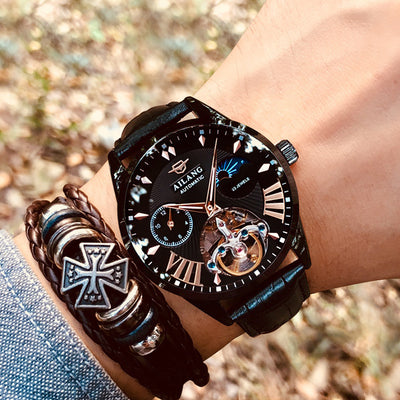 Reloj Automático Mecánico para Hombre con Esqueleto Visible y Resistencia al Agua - Image 4