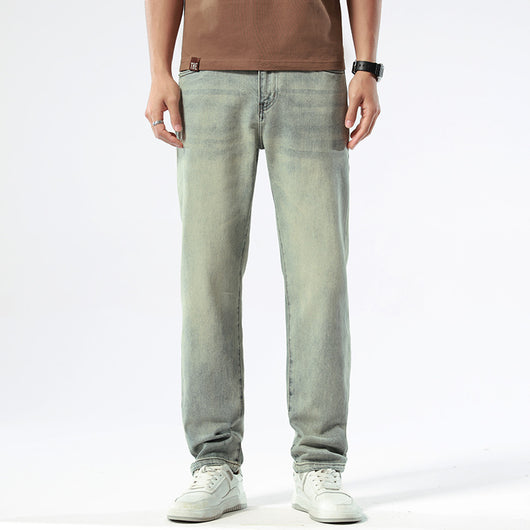 Pantalones Vaqueros Stretch Nostálgicos Slim Fit para Hombre - Image 4