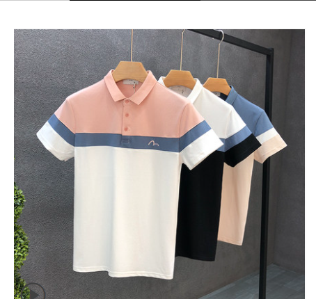 Playera Premium Slim Fit con Cuello Solapa y Contraste de Colores para Hombre - Image 2
