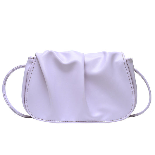 Bolsa Saddle Plisada Cloud - Image 4