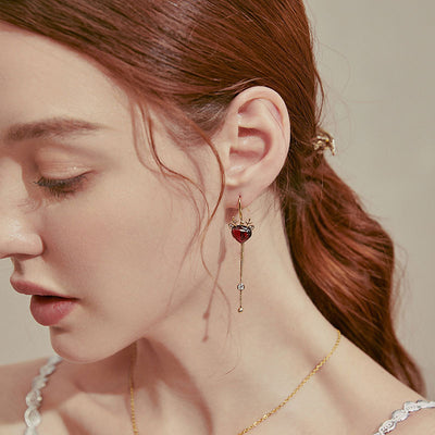 Aretes de Cuerno de Alce Plateados para Navidad - Image 9