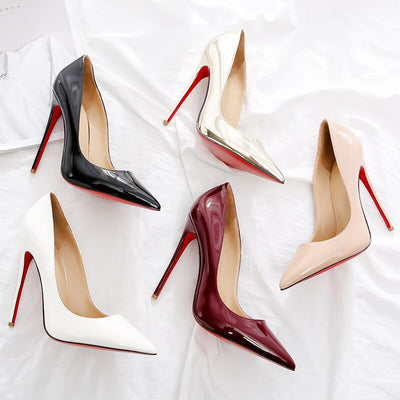 Tacones Altos Stiletto Puntiagudos 12cm - Elegancia y Sofisticación