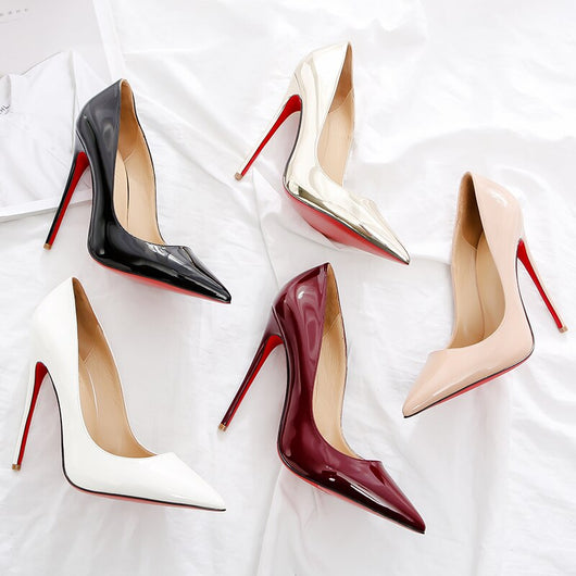 Tacones Altos Stiletto Puntiagudos 12cm - Elegancia y Sofisticación