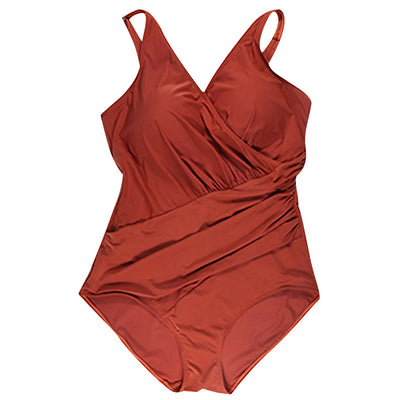 Traje de Baño Enterizo Cintura Alta Talla Grande - Image 12