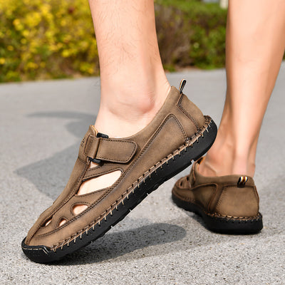 Sandalias Cerradas Tejidas a Mano para Hombre - Transpirables y Cómodas - Image 14