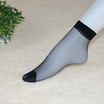 Calcetines Cristal Transparentes Ultrafinos Antienganche - Image 3