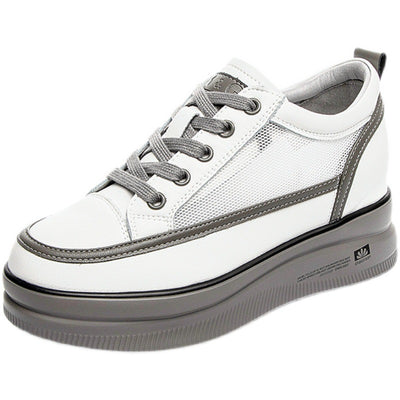 Zapatos Casuales de Plataforma para Mujer con Malla Transpirable y Efecto Adelgazante - Image 12