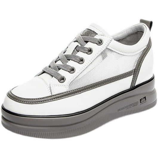 Zapatos Casuales de Plataforma para Mujer con Malla Transpirable y Efecto Adelgazante - Image 12