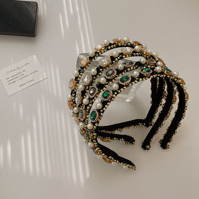 Diadema de Perlas Barrocas con Diamantes y Bordes Finos - Elegancia de Alta Gama - Image 17