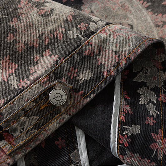 Chaqueta Suelta de Joven con Costuras en Contraste para Hombre - Image 7
