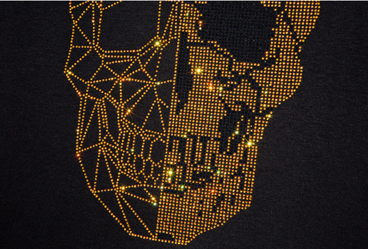 Camiseta Manga Corta Diamante para Hombre Estilo Europeo y Americano - Image 7