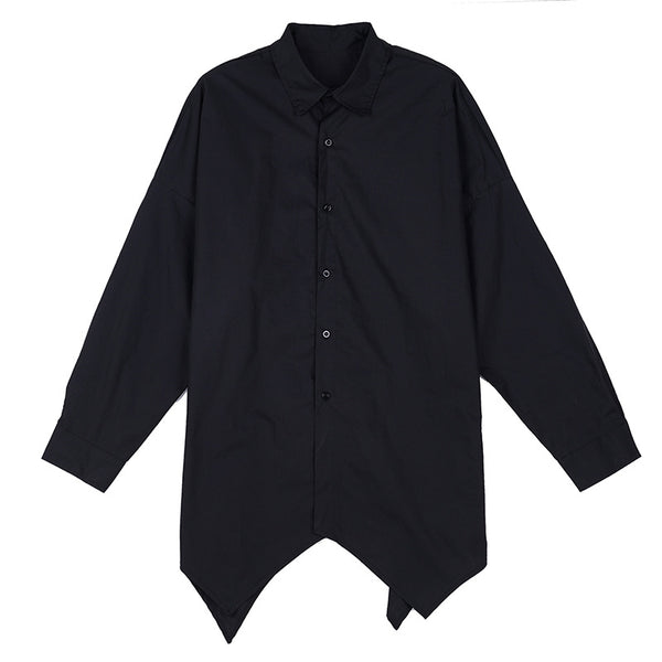 Camisa Manga Larga Irregular para Hombre - Image 10