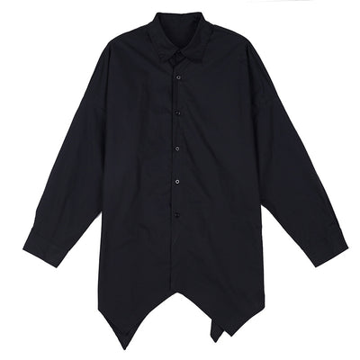 Camisa Manga Larga Irregular para Hombre - Image 10